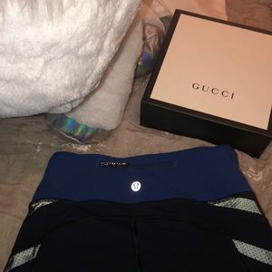 Cropped lululemon leggings with zipper!❣️❣️❣️